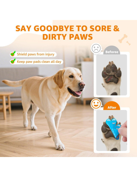 Almohadillas Antideslizantes para Patas de Perros Loobani XXL