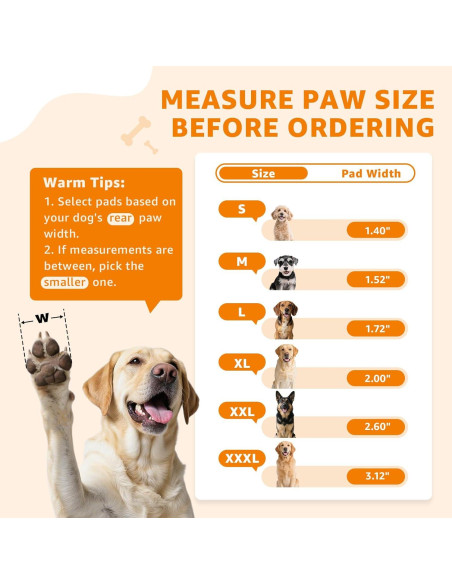 Almohadillas Antideslizantes para Patas de Perros Loobani XXL