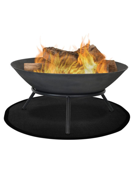 Alfombra a Prueba de Fuego Joyeee 90 cm para BBQ y Fogatas