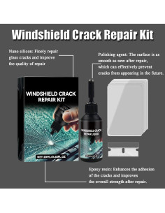 Kit de Reparación de Grietas en Parabrisas Genérico 64.8g 2