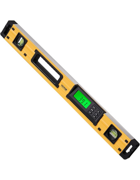 Nivel Torpedo VEVOR 60 cm Digital con Pantalla LED y Viales