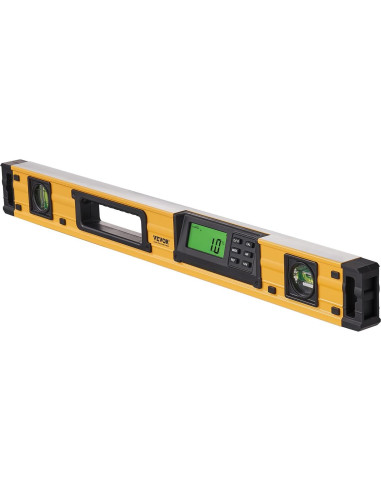 Nivel Torpedo VEVOR 60 cm Digital con Pantalla LED y Viales