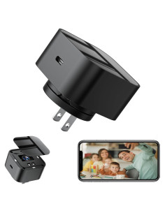 Cámara Oculta Cargador LIZVIE 1080P WiFi 2.4G Visión Nocturna