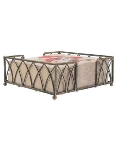 Caddy para Servilletas Boston International Latón Antiguo 17.1 cm