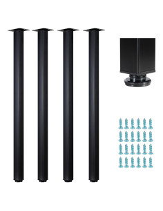 Patas de Mesa Ajustables Metalicas WHUANGKAKA 101.6 cm - Juego de 4