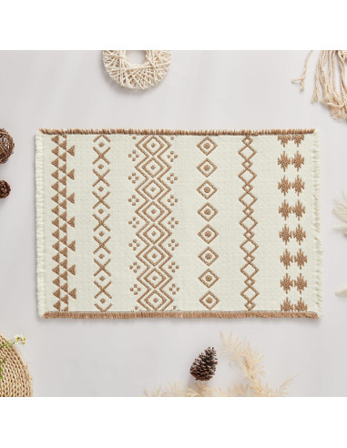 Alfombra de Baño Douceur Boho Antideslizante 40x60 cm