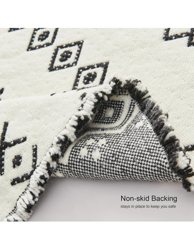Alfombra de Baño Douceur Boho Antideslizante 40x60 cm