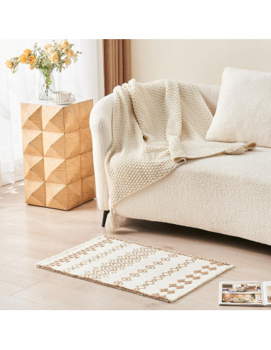 Alfombra de Baño Douceur Boho Antideslizante 40x60 cm