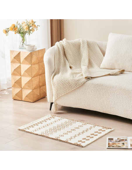 Alfombra de Baño Douceur Boho Antideslizante 40x60 cm