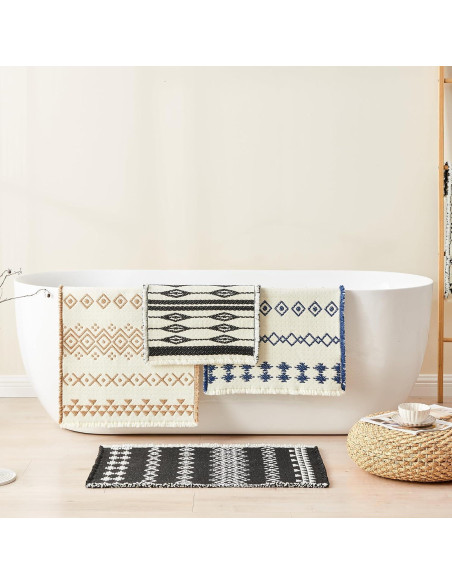 Alfombra de Baño Douceur Boho Antideslizante 40x60 cm
