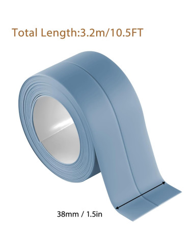 Cinta de Sellado Impermeable Boguish 3 Rollos 3.2m Azul