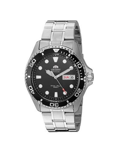 Reloj de buceo automático Orient para hombres 200m acero inoxidable