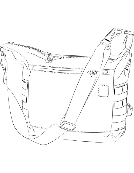 Bolso Bushcraft Helikon-Tex 17L Ral 7013 Impermeable