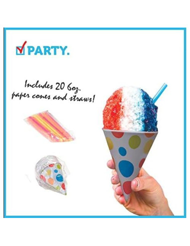 Máquina de Hielo Raspado Courant CSM-2081 80W - Rojo