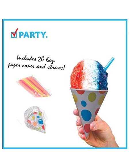 Máquina de Hielo Raspado Courant CSM-2081 80W - Rojo