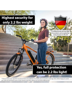 Cerradura Plegable de Seguridad KOHLBURG Modelo Viena 89 cm 2