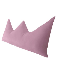 Almohada de Respaldo Peachwell en Forma de Corona Rosa 180x69cm