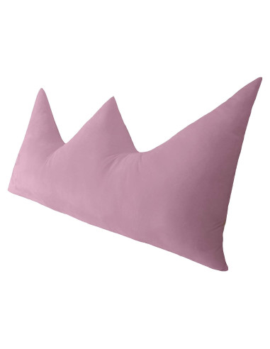 Almohada de Respaldo Peachwell en Forma de Corona Rosa 180x69cm