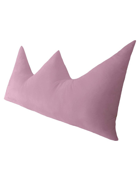 Almohada de Respaldo Peachwell en Forma de Corona Rosa 180x69cm