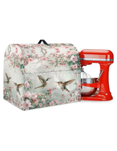 Cubierta Protectora para Mezclador Kitchen Aid 4-8 Qt Flores