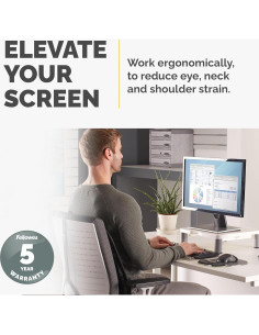 Soporte de Monitor Fellowes 91712 Ajustable 3 Alturas 2