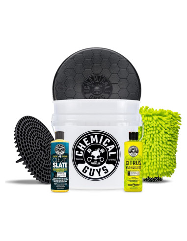 Cubo de Lavado de Autos Chemical Guys + Jabón Clean Slate 473 ml