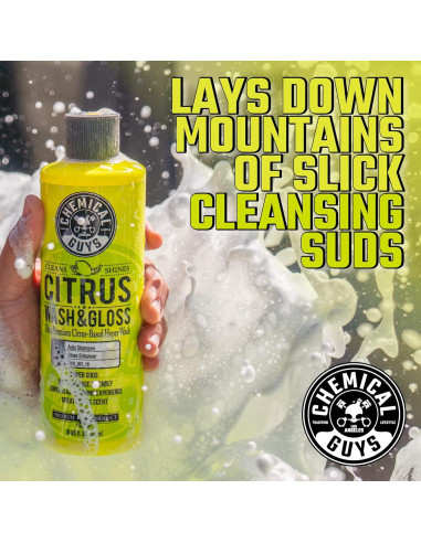 Cubo de Lavado de Autos Chemical Guys + Jabón Clean Slate 473 ml