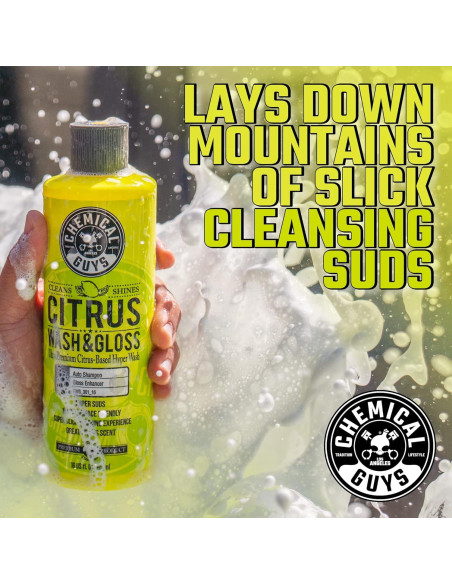 Cubo de Lavado de Autos Chemical Guys + Jabón Clean Slate 473 ml