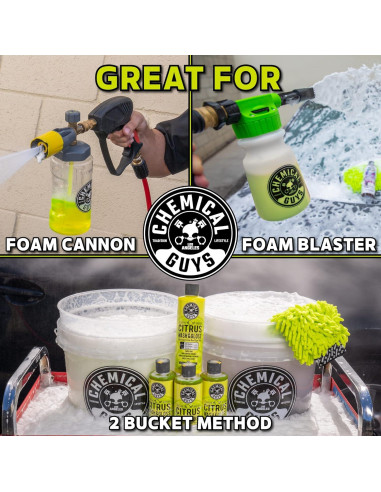 Cubo de Lavado de Autos Chemical Guys + Jabón Clean Slate 473 ml