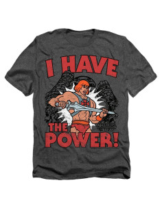 Camiseta Unisex He-Man Popfunk 3XL Carbono 100% Algodón
