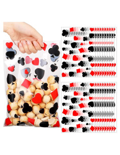 50 Bolsas de Regalo Temáticas de Casino Pajean 17x25cm