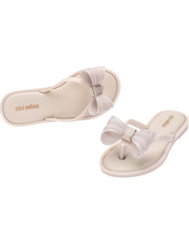 Sandalias Mini Melissa Flip Flop IV Niña 11 Beige