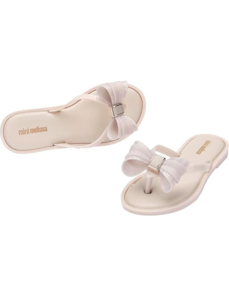 Sandalias Mini Melissa Flip Flop IV Niña 11 Beige