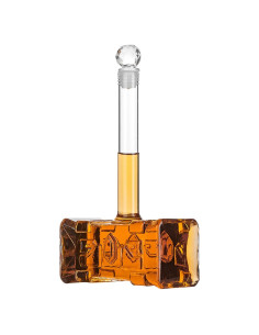 Decantador de Whisky TUTAVIAW 400ml Martillo 3D Vidrio