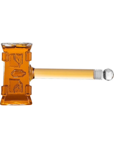 Decantador de Whisky TUTAVIAW 400ml Martillo 3D Vidrio