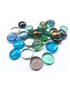 Piedras de Gemas de Vidrio Multicolor 0.45 kg para Decoración