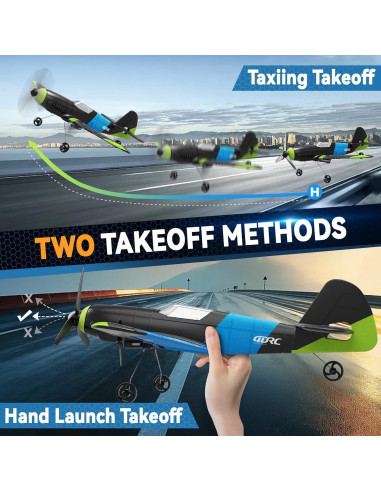 Avión RC 4DRC G8 de espuma con giroscopio 6 ejes