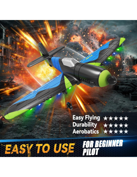 Avión RC 4DRC G8 de espuma con giroscopio 6 ejes