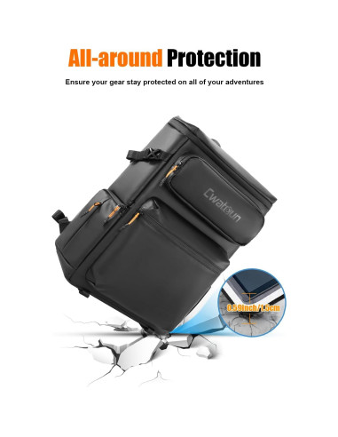 Mochila para cámara Cwatcun profesional a prueba de agua 32.9x21x42cm