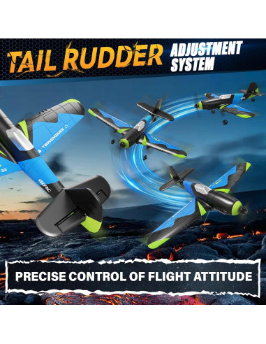 Avión RC 4DRC G8 de espuma con giroscopio 6 ejes