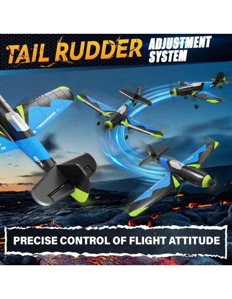 Avión RC 4DRC G8 de espuma con giroscopio 6 ejes