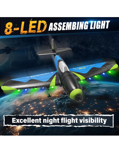 Avión RC 4DRC G8 de espuma con giroscopio 6 ejes