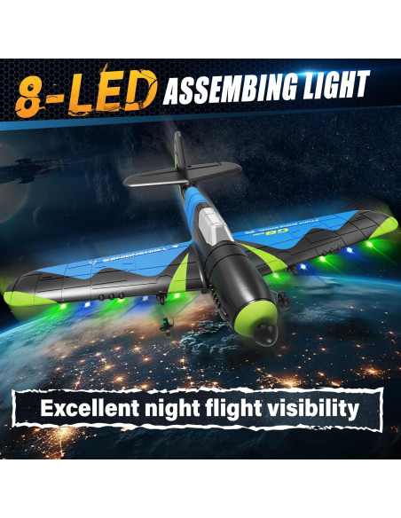 Avión RC 4DRC G8 de espuma con giroscopio 6 ejes