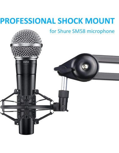 Soporte de Montaje de Choque SUNMON para Micrófono Shure SM58