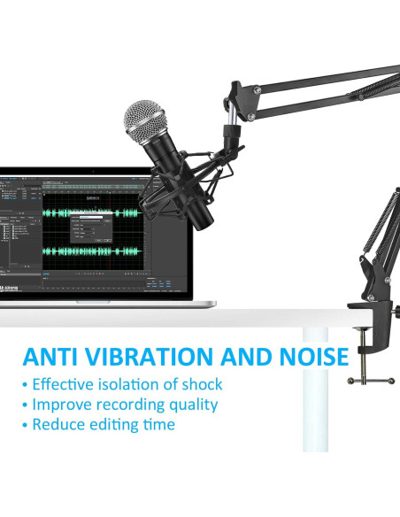Soporte de Montaje de Choque SUNMON para Micrófono Shure SM58