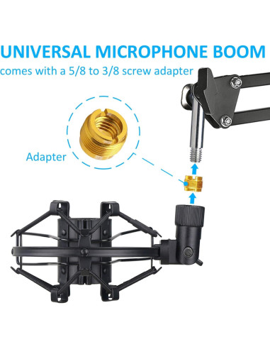 Soporte de Montaje de Choque SUNMON para Micrófono Shure SM58