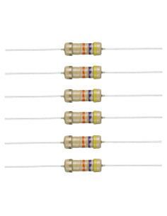 Resistencias BOJACK 4.7K Ohm 1/2W 5% Paquete de 200