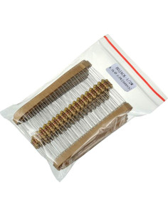 Resistencias BOJACK 4.7K Ohm 1/2W 5% Paquete de 200 2