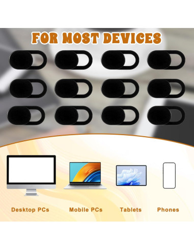 50 Cubiertas Deslizantes para Webcam Alrhso - Protección Privacidad