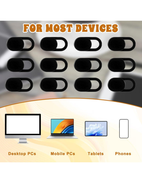 50 Cubiertas Deslizantes para Webcam Alrhso - Protección Privacidad